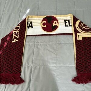 Vintage Club America Scarf 100 Years 2016 Burgundy Rare